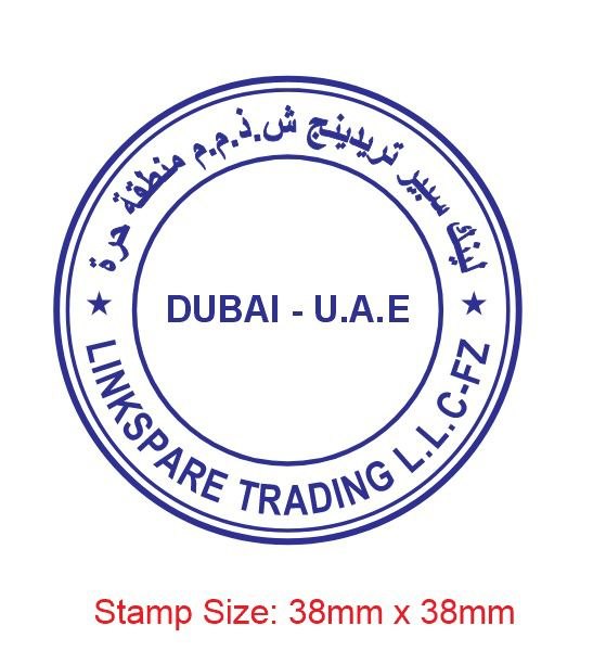 LinkSpare Trading official stamp